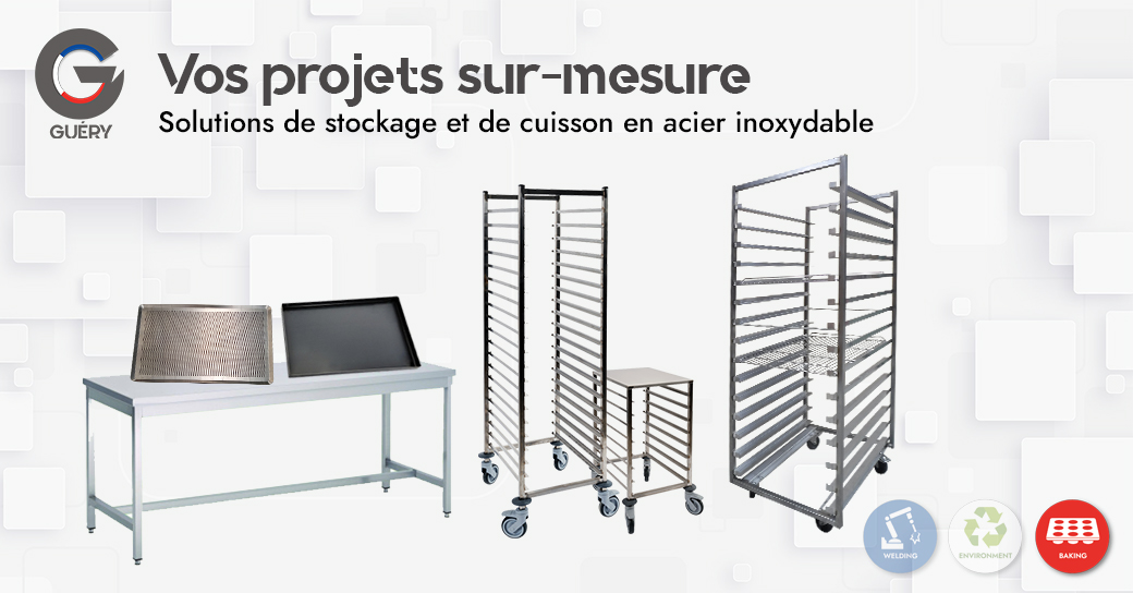 échelle, échariot et plaque de stockage et cuisson en acier inoxydable