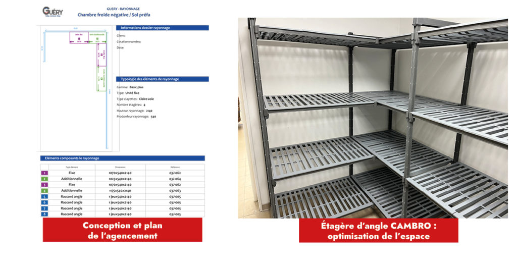 Conception Plan Etagere Cambro